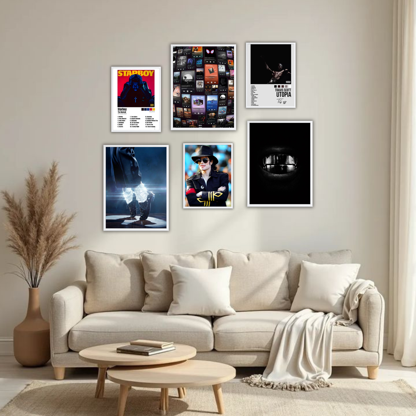 Music Legends Gallery Wall Frame Set – Set of 6