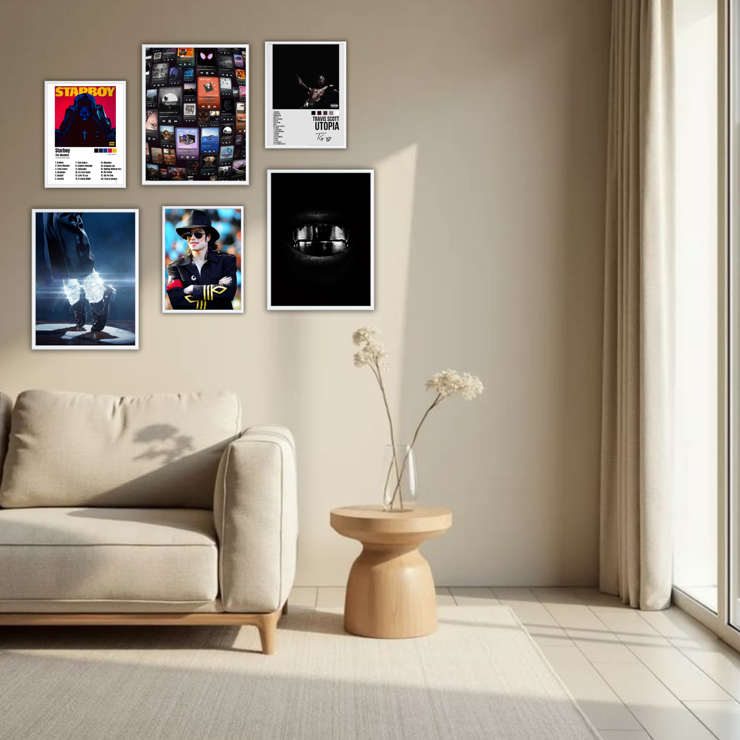 Music Legends Gallery Wall Frame Set – Set of 6