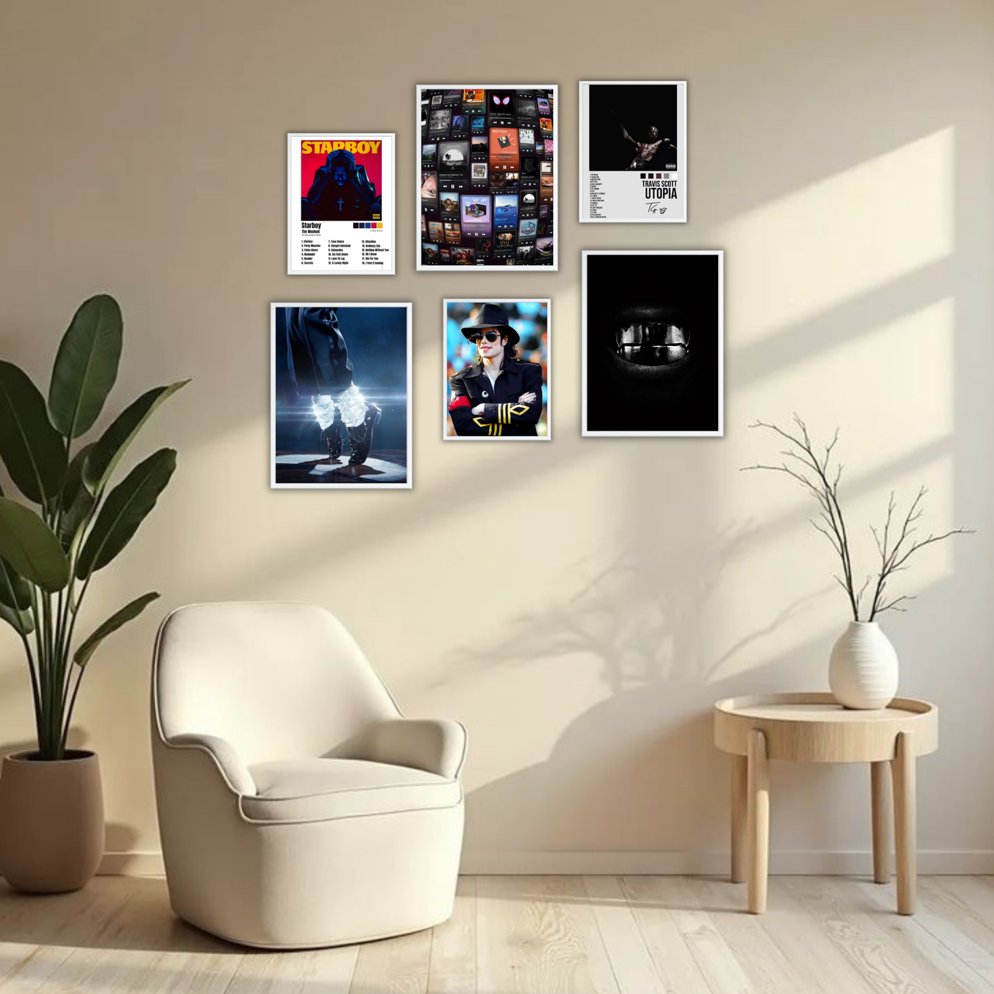 Music Legends Gallery Wall Frame Set – Set of 6